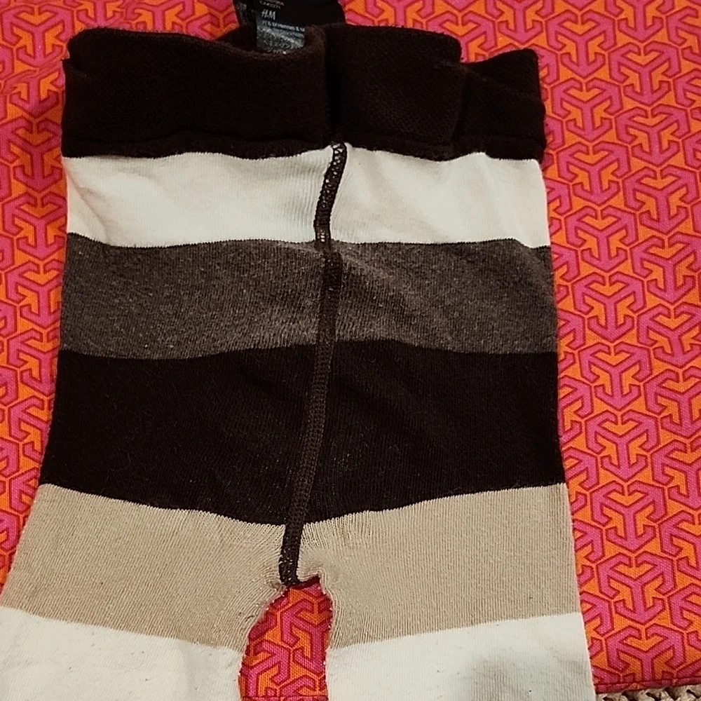 H&M Dark Brown Knit Fabric Legging 2-4Y